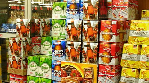 Anheuser-Busch Summer Beer Case Stack