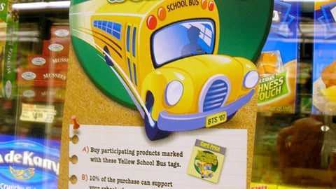 Safeway '10% Back to Schools' Freezer Cling