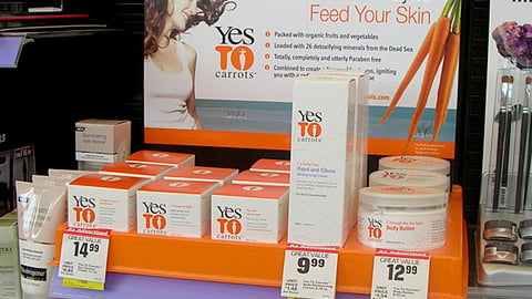 Walgreens Yes to Carrots Shelf Tray