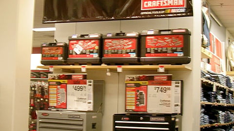 Sears Craftsman Wall Display