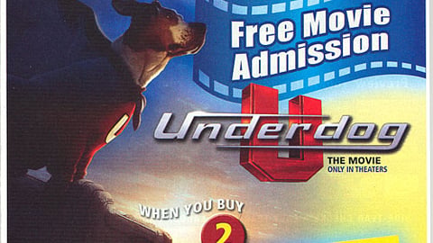 Mighty Dog Movie Ticket FSI