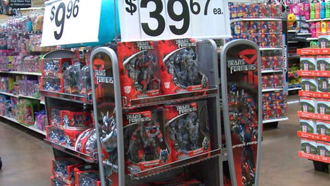 Wal-Mart 'Transformers' Merchandising