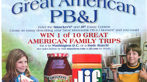 Smucker's/Jif Contest FSI