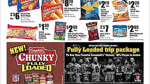 H-E-B 'Game Time' Feature
