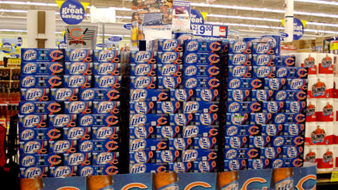Miller Lite Chicago Bears 'Border Battle' Display