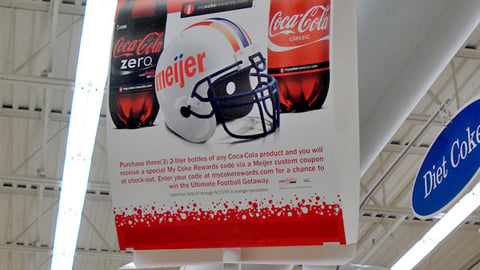 Meijer/Coke 'Football Getaway' Pole Topper