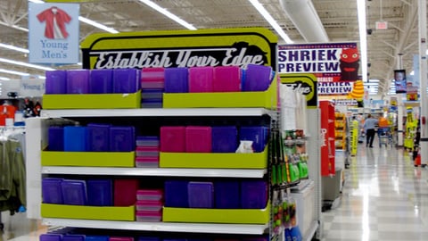 Meijer 'Shriek Preview' Ceiling Banners