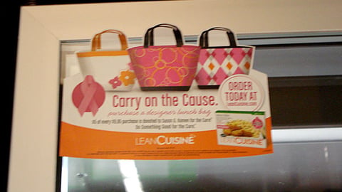 Lean Cuisine Komen Bag Cling
