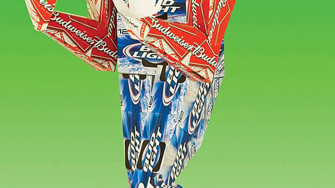 Bud Football Packaging Structure