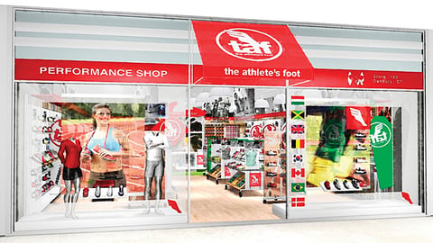 Redesigned Athlete's Foot Store