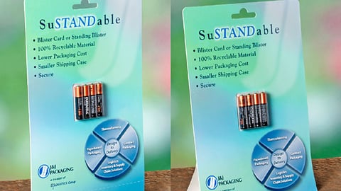 J&J Blister Card, Standing Package