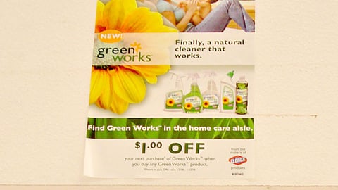 Clorox Green Works Shelf Sticker