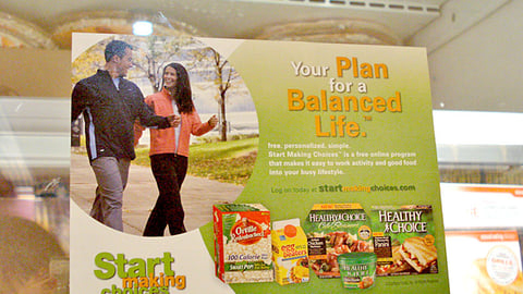 ConAgra 'Start Making Choices' Freezer Cling