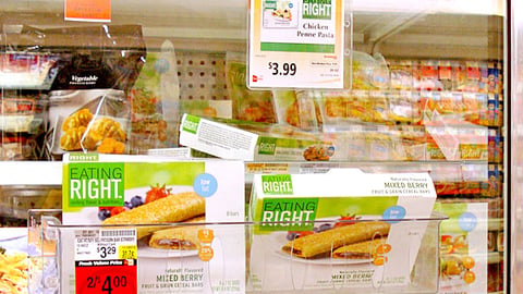 Safeway Eating Right Cooler Display