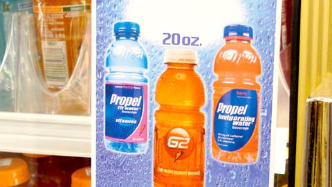 G2, Propel 'Hydration Zone' Cooler Sign