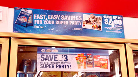 Miller 'Super Party' Channel Signs
