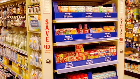 Walgreens McNeil Rebate Endcap