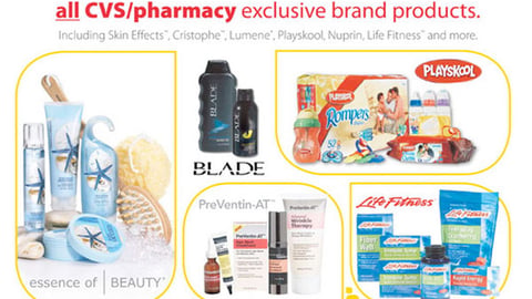 CVS Exclusive Brand Sale Feature