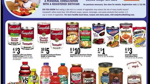 Meijer/Campbell's Dietician Feature
