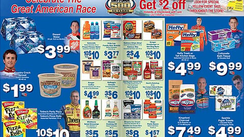Kroger 'Great American Race' Rebate Feature