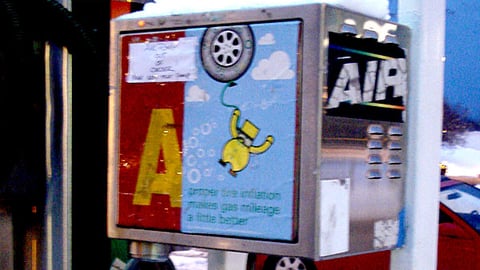 BP Air Pump Signage