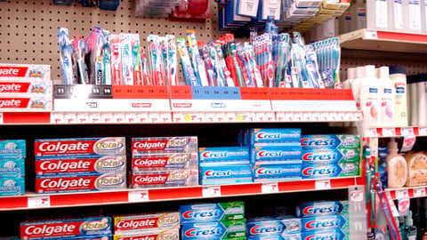 Family Dollar Toothbrush Merchandiser