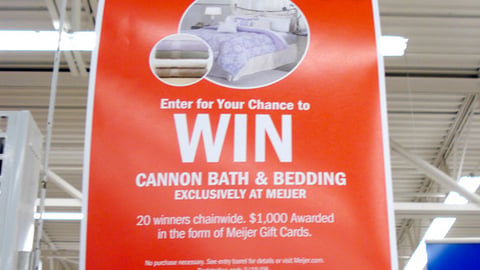 Meijer Cannon Sweeps Signs