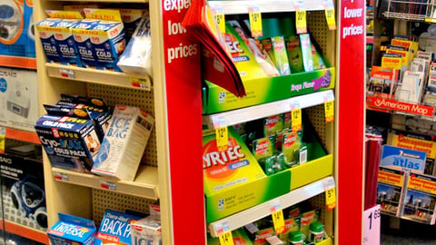 CVS Zyrtec Comparison Endcap