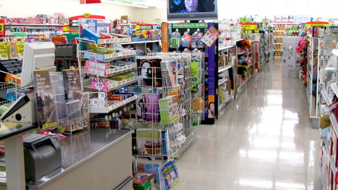Dollar General TV Checkout Infield