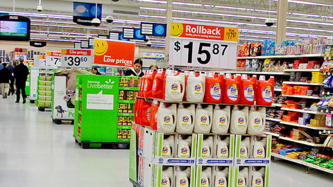 Wal-Mart Earth Month Pallets