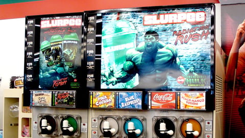 Coke 'Radiation Rush' Slurpee Translite