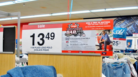 Kmart Wrangler 'Daytona Dad' Sign