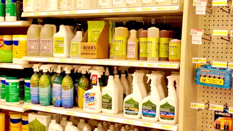 Target Natural Cleaners Shelf Set