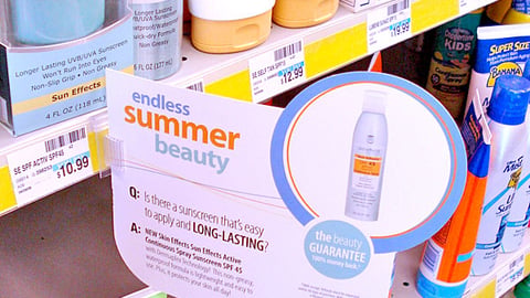 CVS 'Endless Summer Beauty' Skin Effects Sign