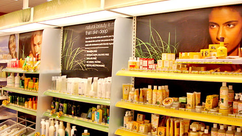 Target Natural Skincare In-Line Merchandising