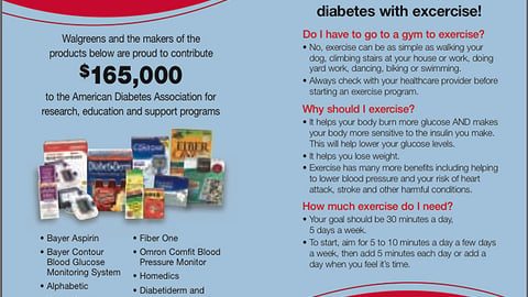 Walgreens Diabetes Care Feature