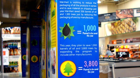Kellogg's Wal-Mart Sustainability Packaging