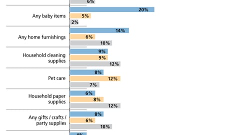 Mass Merchant Destination Categories, by Age Group