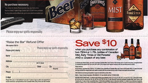 Brown-Forman 'Raise the Bar' FSI