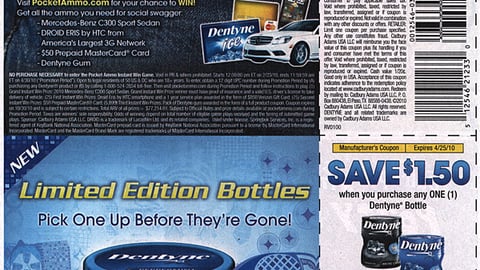 Dentyne Ice 'Pocket Ammo' FSI
