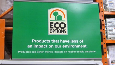 Home Depot 'Eco Options' Poster