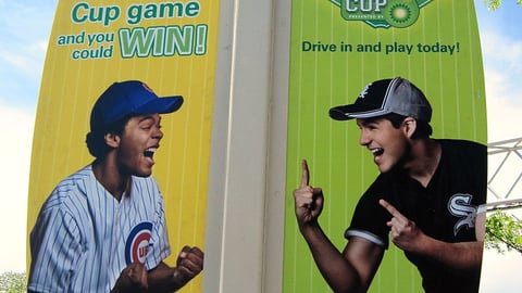 BP 'Crosstown Cup' Pole Sign