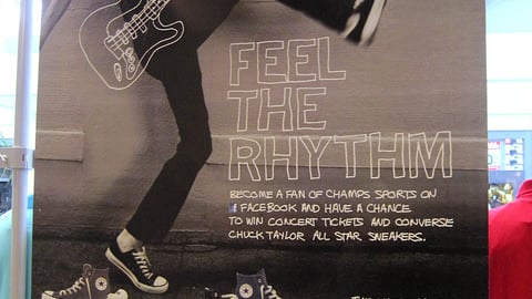 Champs Sports Converse 'Feel The Rhythm' Banner