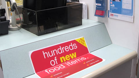 CVS 'New Food Items' Decal