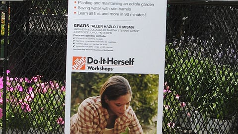 Home Depot 'Do-It-Herself' Poster