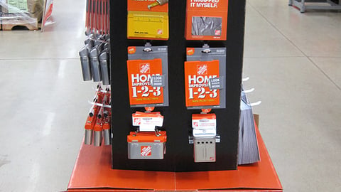 Home Depot Father's Day Gift Card Floorstand