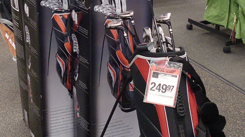 Sports Authority Tommy Armour In-Aisle Display