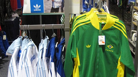 Dick's Adidas World Cup Apparel Rack