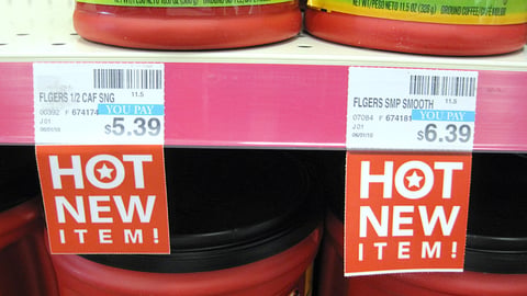 CVS 'Hot New Item' Shelf Tags