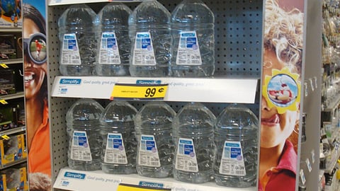 Rite Aid Simplify Beverage Endcap